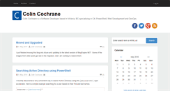 Desktop Screenshot of colincochrane.com